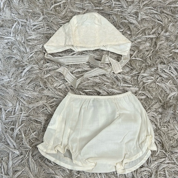 NWT Pili Carrera Heirloom Christening Baptism Gown w/Matching Bonnet&Bloomers 1M - Picture 13 of 14